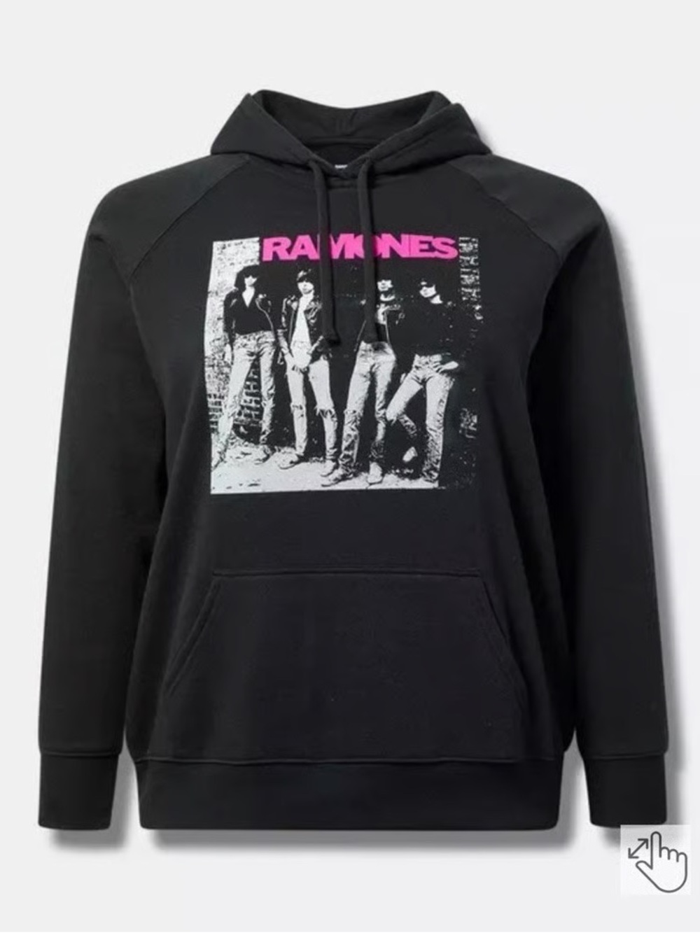 NWT TORRID Ramones Classic Fit Cozy Fleece Hoodie